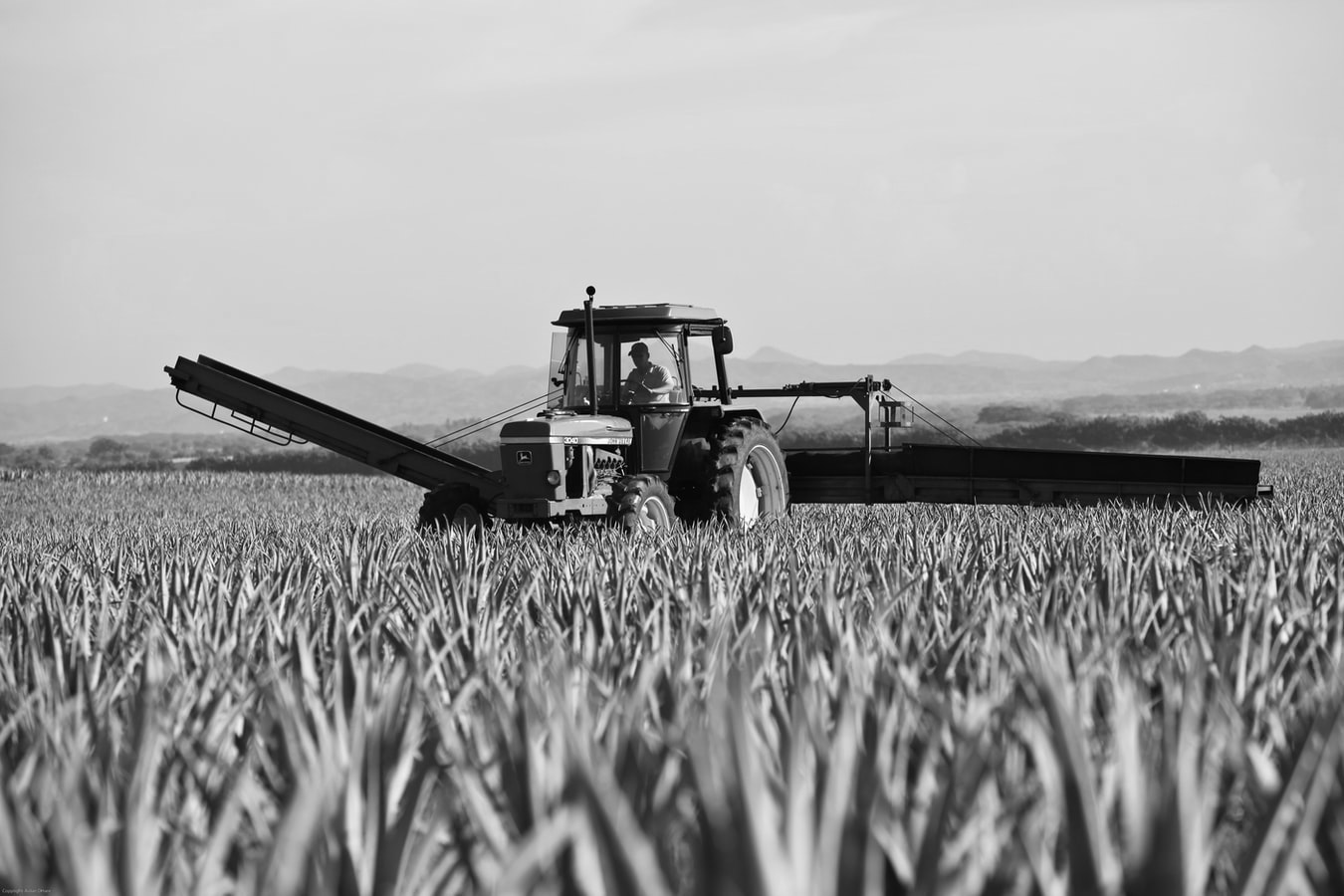 digitalisation de l'agriculture, tracteur